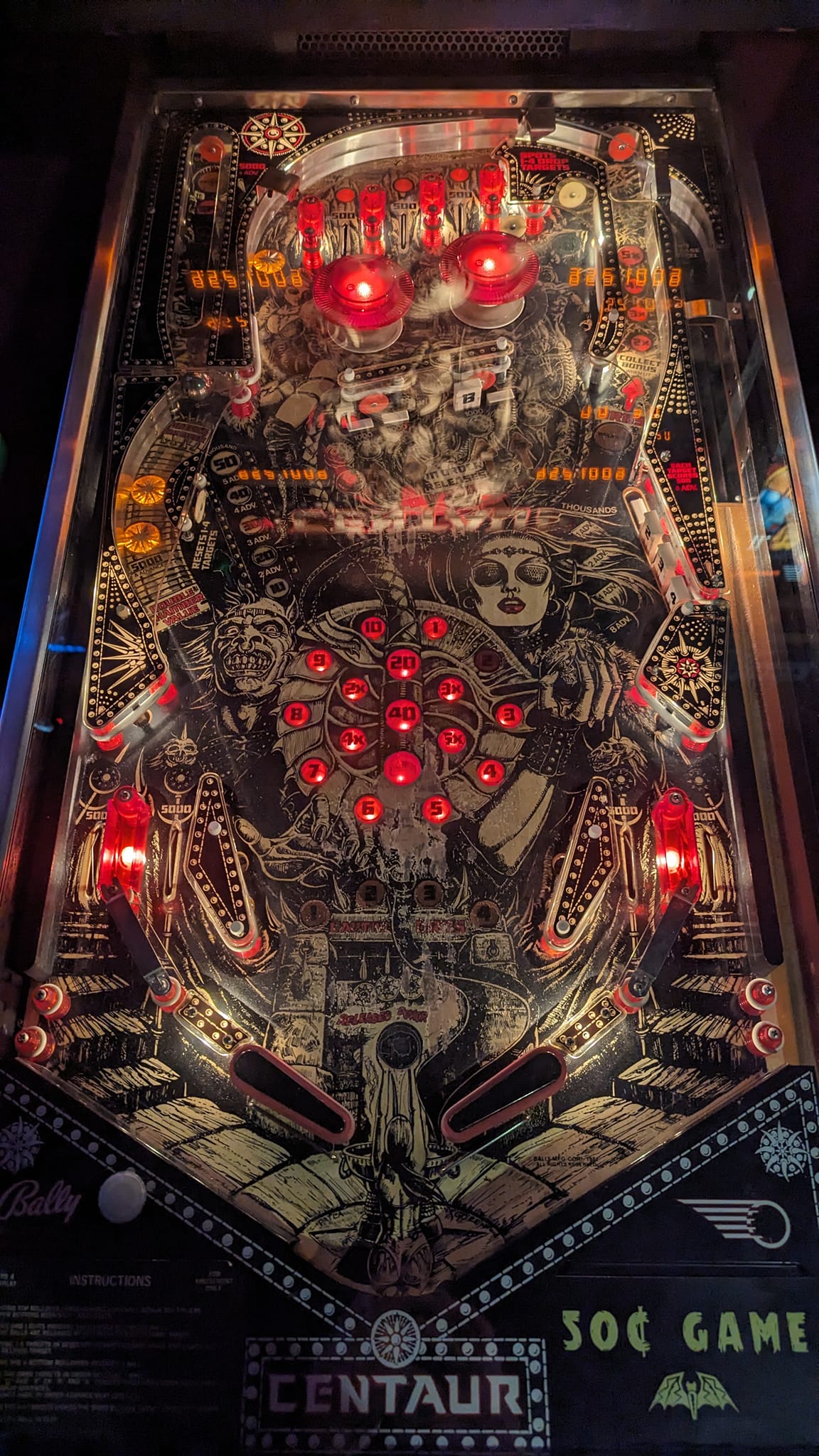 Bally visual discount pinball