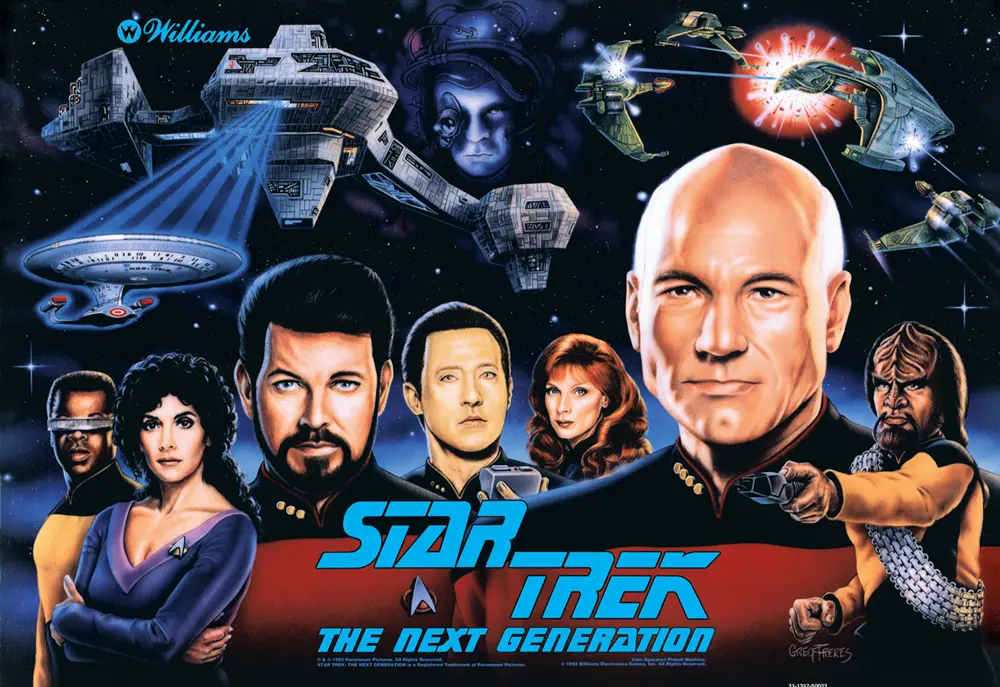 PonballPOV Star Trek The Next Generation (Williams) (1993) Backglass4inch